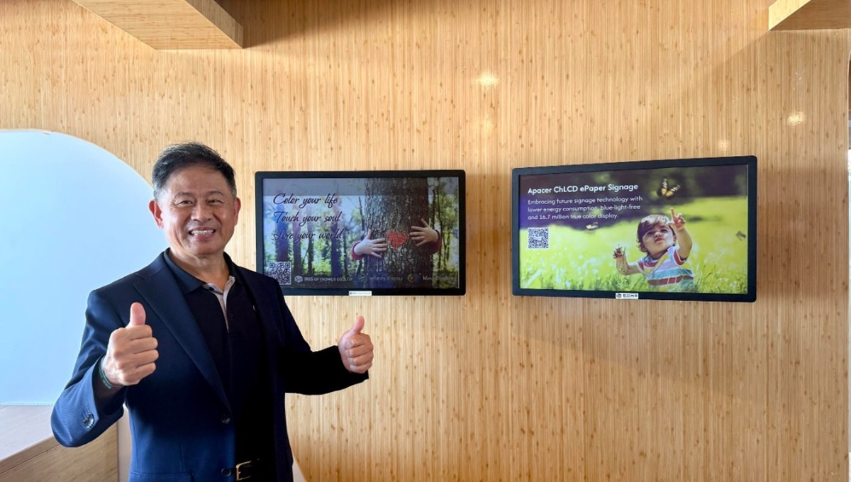宇瞻科技提供之膽固醇液晶顯示器搭載於船艙主廳內，提供訊息顯示